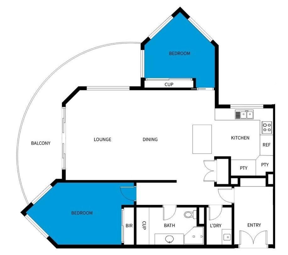 Apartment Moroccan Beachfront 2bdr-apt In Surfers Paradise *